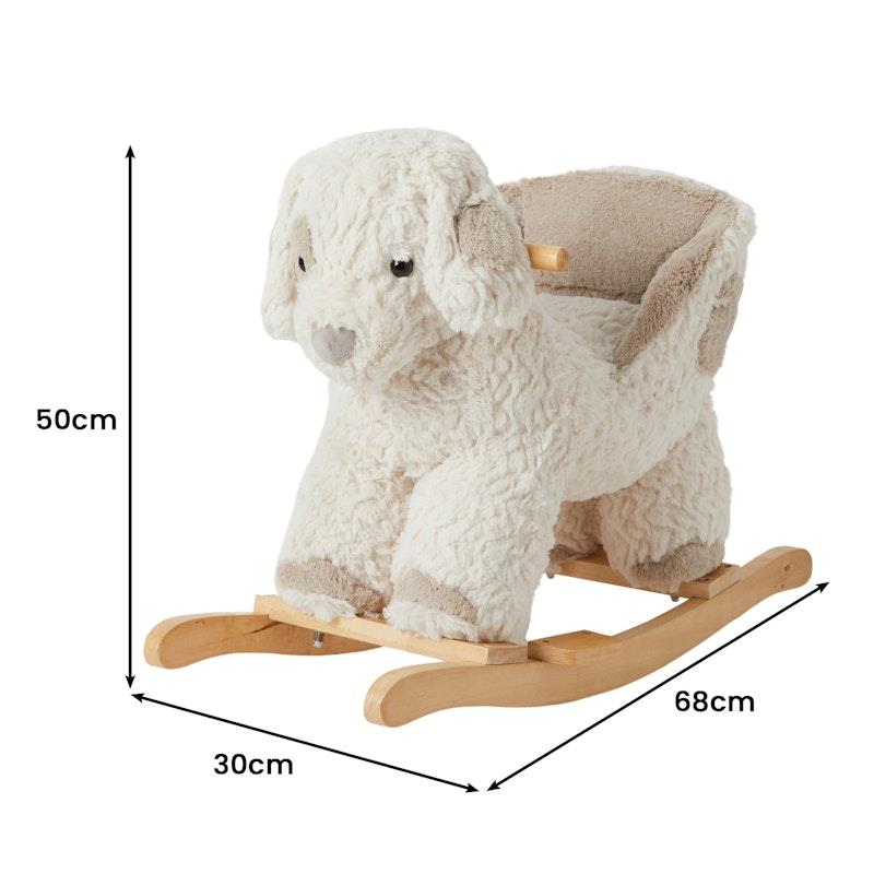 Jiggle & Giggle Soft Plush Toy Rocker Puppy - Adorable Playtime Companion