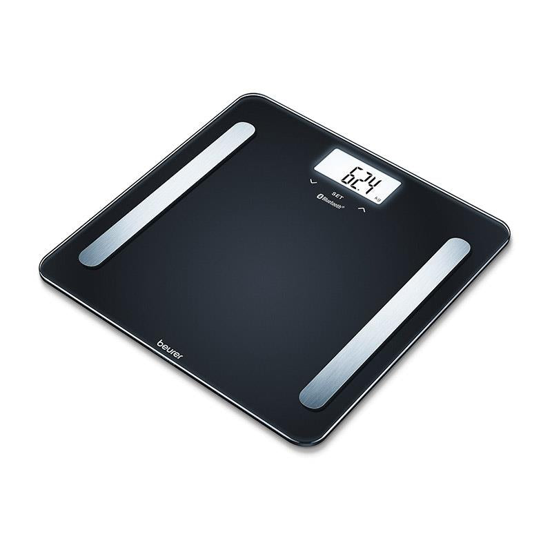 Beurer BF600B Bluetooth Body Fat Scale - Pure Black 1 Unit