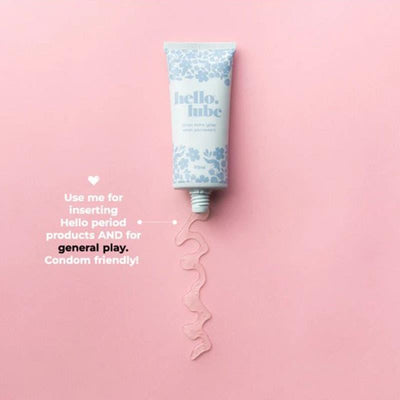 Hello Water-Based Period Lubricant 90ml – Vegan, Condom Safe
