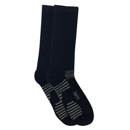 Benefeet 10 Pairs of Men's Bamboo Comfort Socks - Black Size 6-10-Auzzi Store