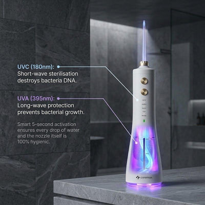 Caremax 200ml Rechargeable Waterproof Water Flosser - 1 Unit
