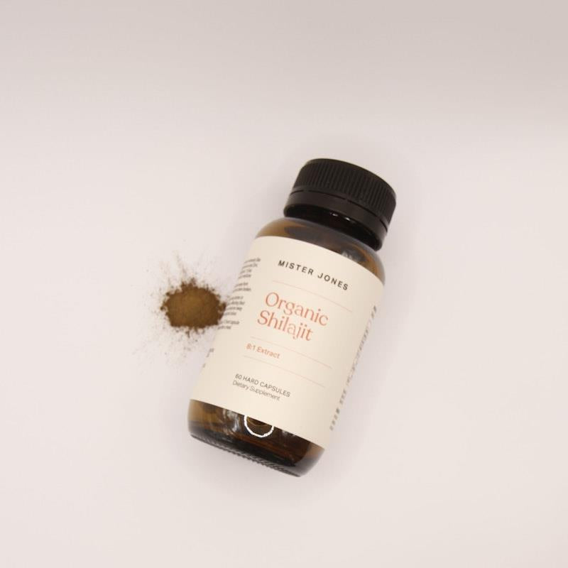 Mister Jones Organic Shilajit 60 Hard Capsules - Natural Testosterone Booster-Auzzi Store