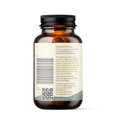 Hemp Foods Australia Pain Relief Capsules - 60 Caps Twin Pack