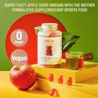 Unichi Apple Cider Vinegar Gummy 60 gummies x3 Pack - Delicious Health Support