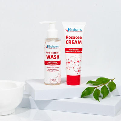 Grahams Natural Anti Redness Wash - 125ml Gentle Cleanser