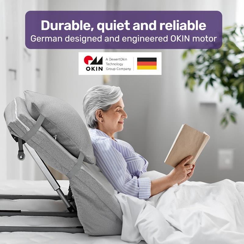 Equipmed Electric Adjustable Backrest - Full Length Grey