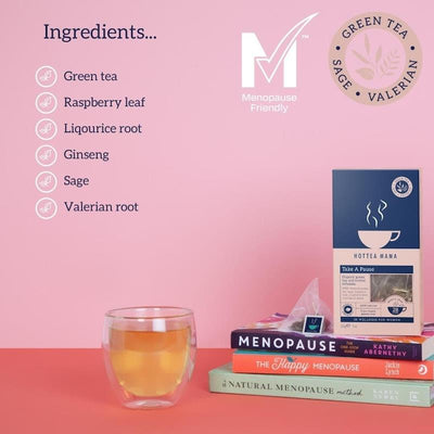 HOTTEA MAMA Organic Menopause Support Herbal Tea Blend – 1 Pack