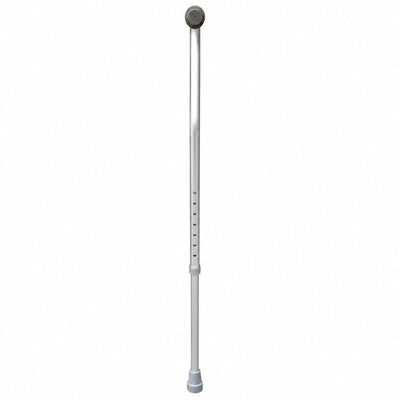 Livingstone Adjustable Swan Neck Walking Stick - Aluminium, 78-100 cm, Silver