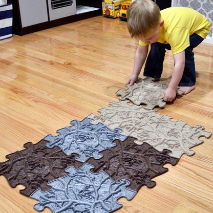 Muffik Roots Sensory Play Mats Set - Nature-Inspired Play Experience