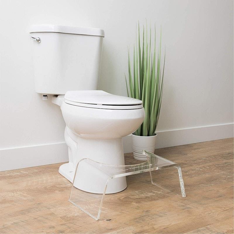 Squatty Potty Ghost Stool 7 Inch - Elegant Bathroom Solution