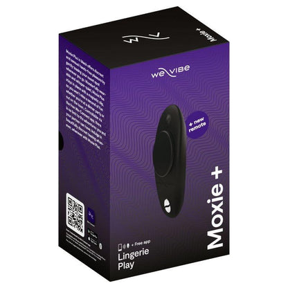 We Vibe Moxie + Black - Hands-Free Vibrating Stimulator (1 Piece)