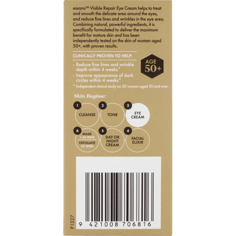 Essano Visible Repair Eye Cream - 15ml for Youthful Eyes