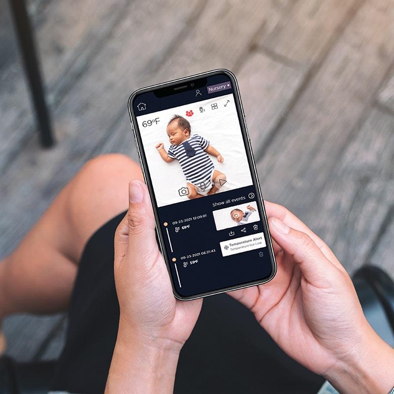 Motorola VM44 Connect 4.3" Wi-Fi Video Baby Monitor 1pc - Stay Connected with Your Baby