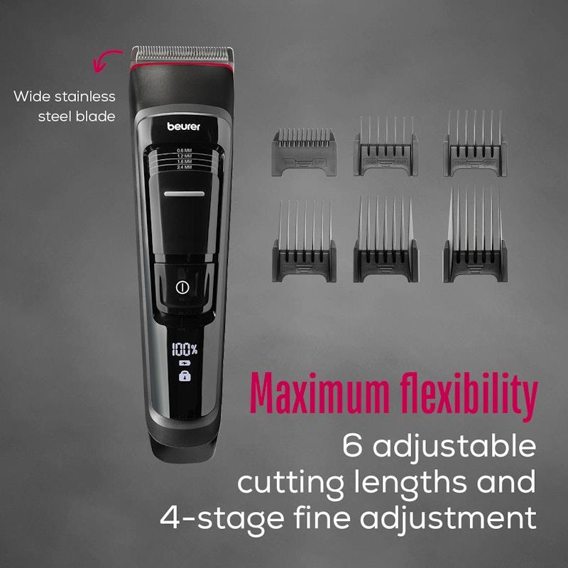 Beurer MN5X Hair Clipper with 6 Attachments - 1 Unit-Auzzi Store