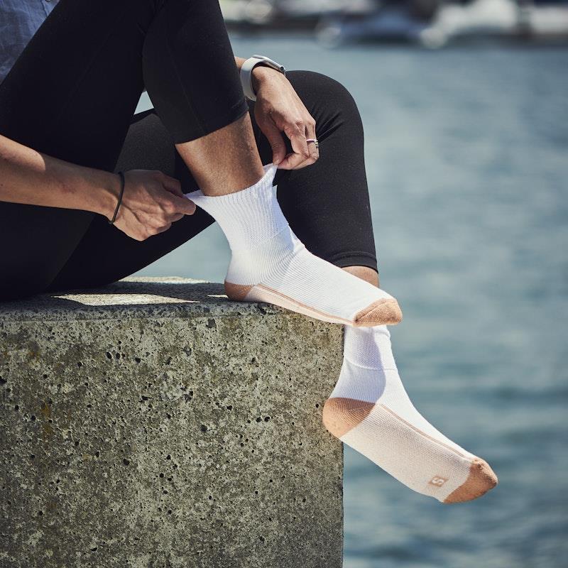 Glucology 6 Pack Mixed Classic Socks - Black, White, Grey - Large