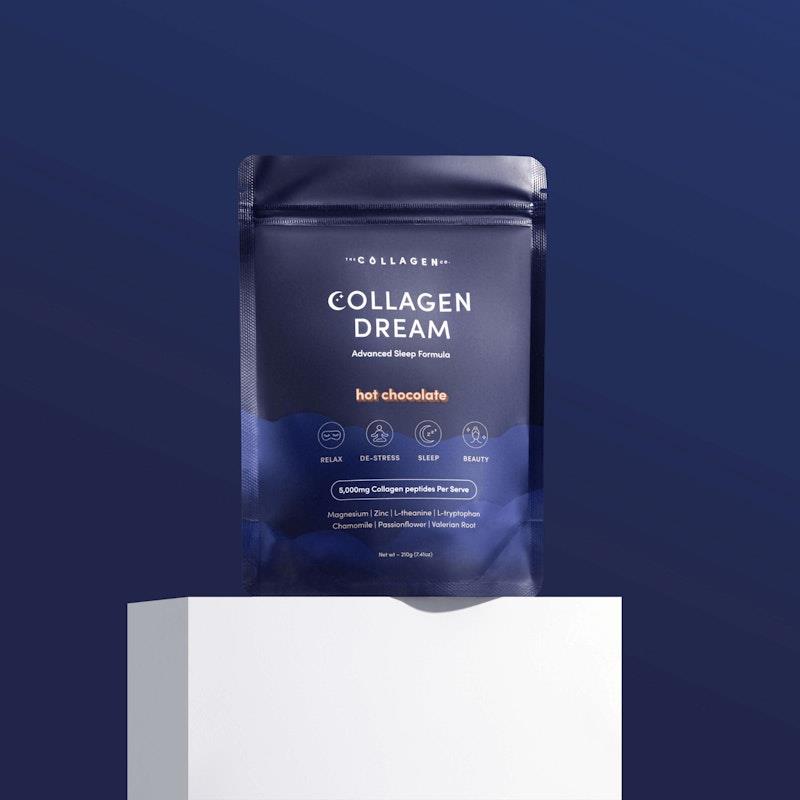 The Collagen Co Collagen Dream Advanced Sleep Formula Hot Chocolate 210g - Relaxing Beauty Elixir