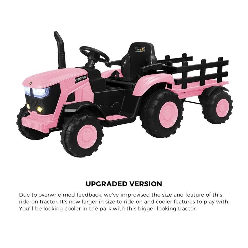 Mazam XL SIZE Kids Ride-On Car Tractor 12V Remote Control Electric Toy - Pink-Auzzi Store