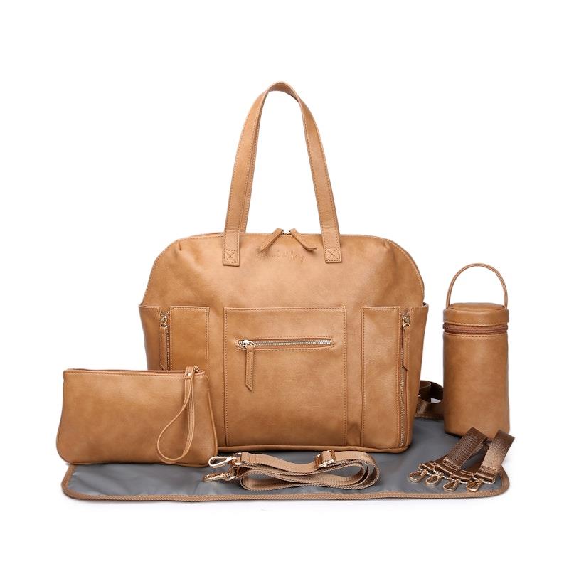 Hannah & Henry Chelsea Convertible Nappy Bag - Tan
