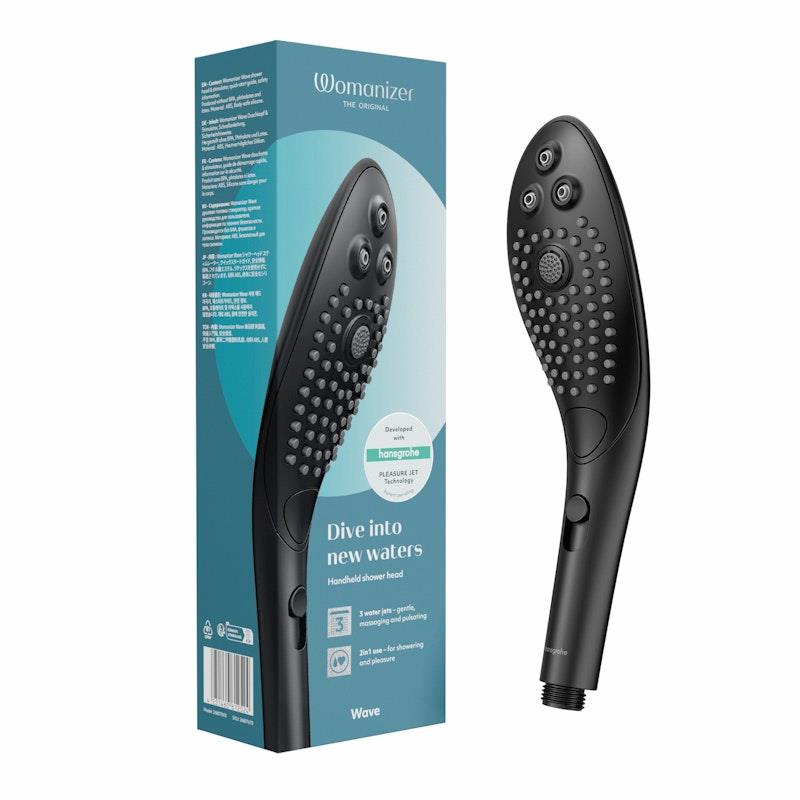 Womanizer Wave Black - 1 Piece for Shower Pleasure