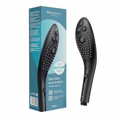 Womanizer Wave Black - 1 Piece for Shower Pleasure