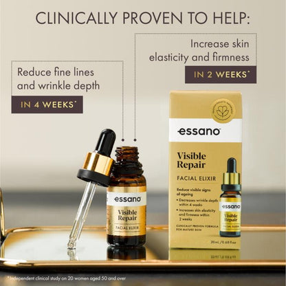 Essano Visible Repair Facial Elixir 20ml - Anti-Aging Powerhouse