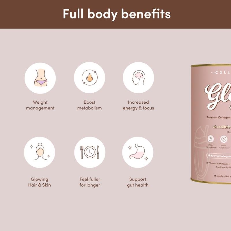 The Collagen Co Chocolate Milkshake Collagen Meal Replacement 756g - Indulgent Wellness Shake
