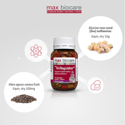 Max Biocare H-Regulator® 3-Pack Menopause Support with Isoflavones