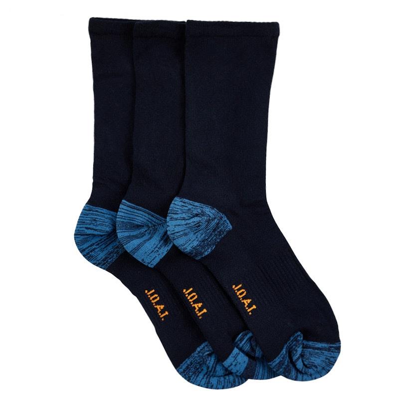 Jack of All Trades Men's Top to Toe Comfort Socks - Navy (12 Pairs, Size 11-14)-Auzzi Store