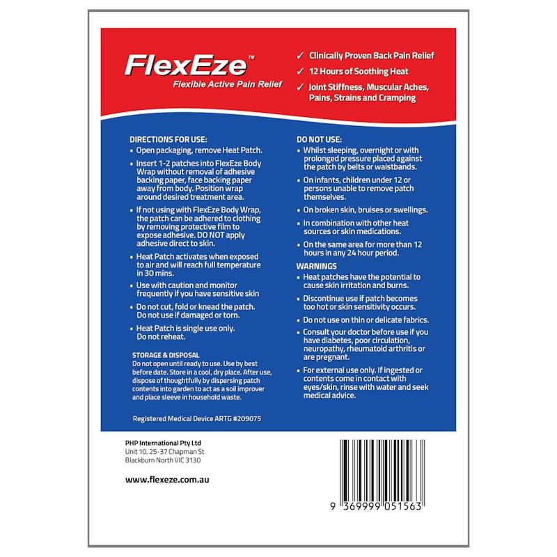 FlexEze Heat Patches 120 Pack Bundle - Ultimate Pain Relief