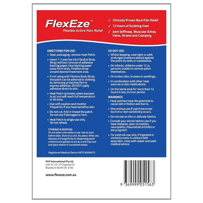 FlexEze Heat Patches 120 Pack Bundle - Ultimate Pain Relief