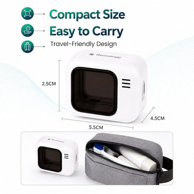 Remology Rechargeable UV Toothbrush Sterilizer Pack
