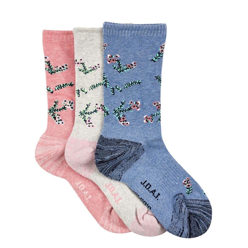 Jack of All Trades 12 Pairs of Women's Top to Toe Comfort Socks - Floral Size 5-10-Auzzi Store