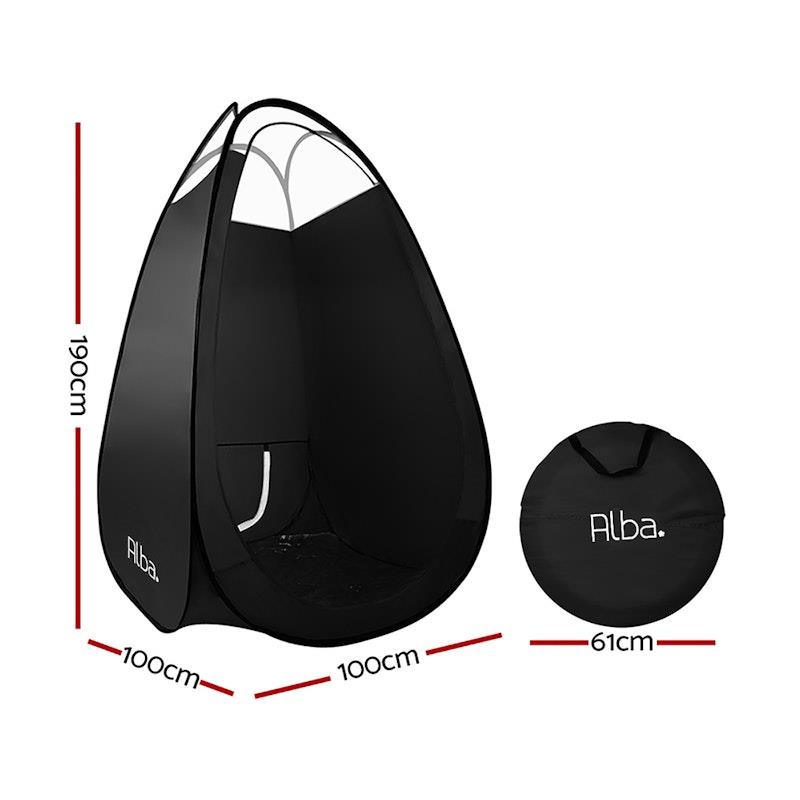 Alba Pop Up Spray Tan Tent - Sunless Tanning Booth with Carry Bag