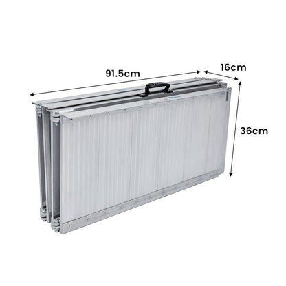 Kartrite 6 Feet Aluminium Portable Wheelchair Ramp R02