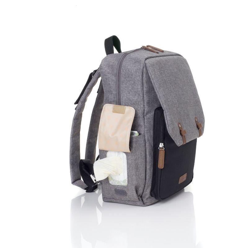 Babymel George Backpack - Grey/Black