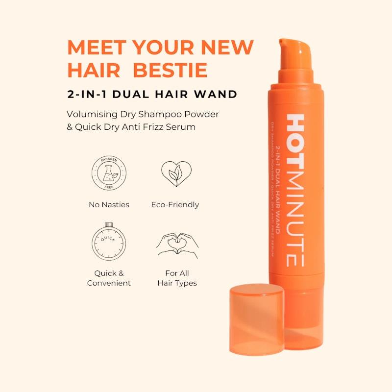 Hot Minute Hair Double Trouble Twin Pack - 2-in-1 Hair Care Solution