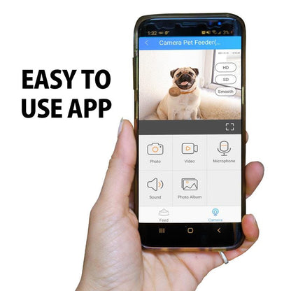 Lentek Smart Pet Feeder with 720p HD Video - 1 Unit