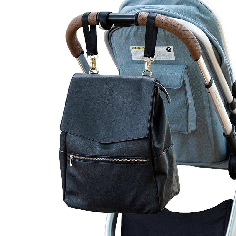 Hannah & Henry Classic Nappy Bag Backpack - Black