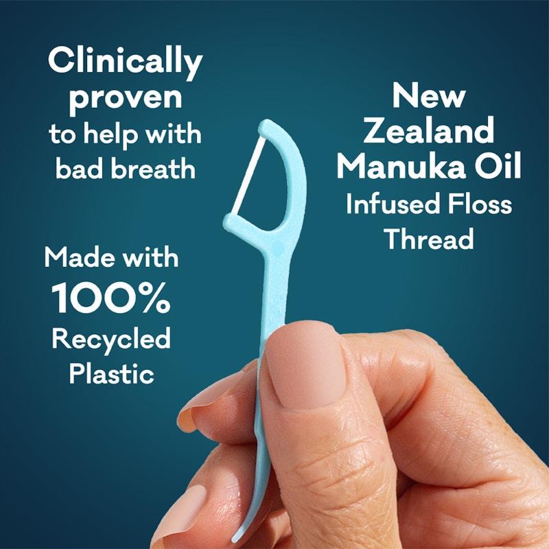 Grin Ultra Smooth Floss Picks 80-Pack Bag x3 Bundle