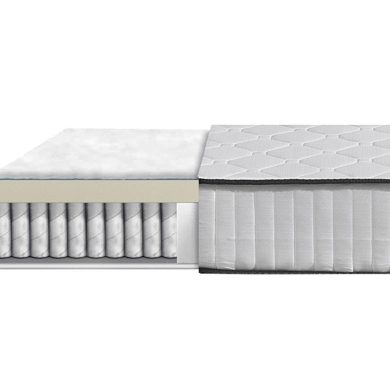 DreamZ Queen Spring Mattress - Pocket Tight Top Foam - Medium Firm 20CM