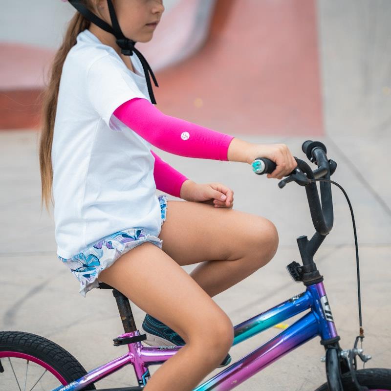 SParms UPF50+ Everyday Sleeves for Kids - Red