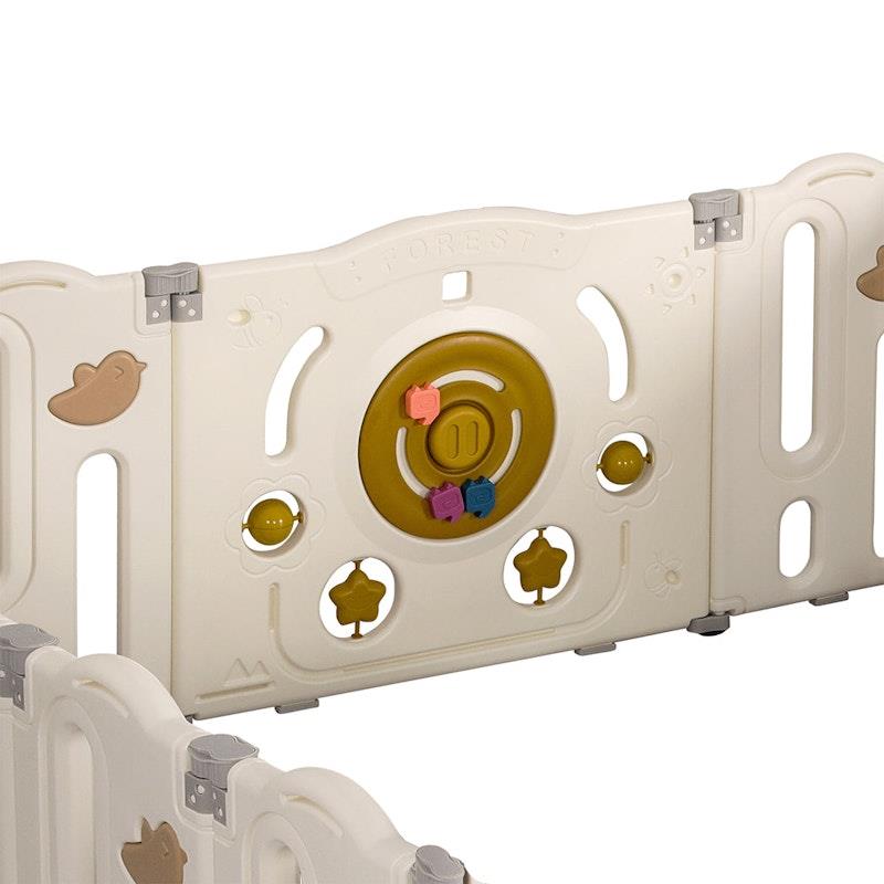 BoPeep Kids Playpen - 16 Panel Baby Safety Gate & Toddler Fence for Playtime