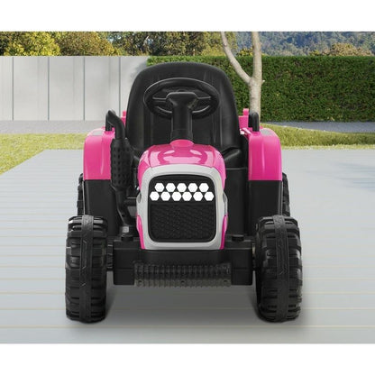 Mazam Kids 12V Electric Ride On Car Tractor with Remote Control - Pink-Auzzi Store