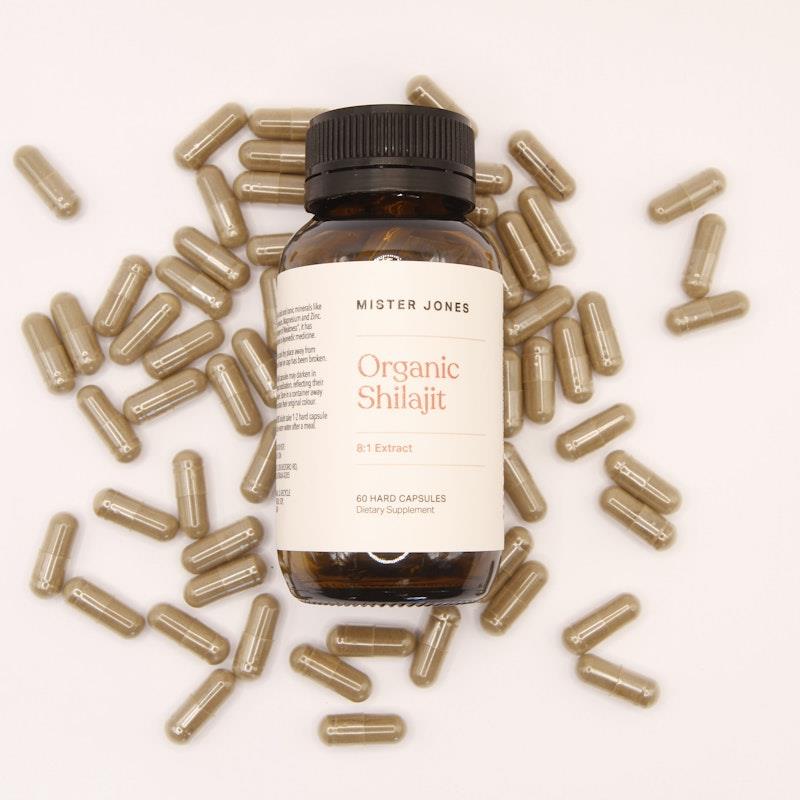 Mister Jones Organic Shilajit 60 Hard Capsules - Natural Testosterone Booster-Auzzi Store