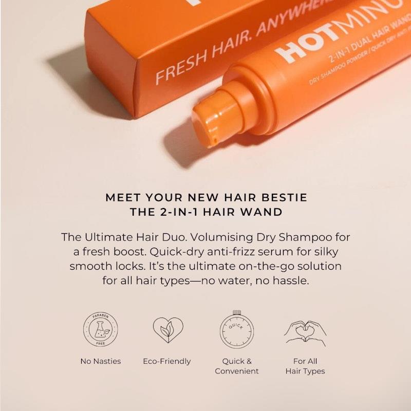 Hot Minute Hair Double Trouble Twin Pack - 2-in-1 Hair Care Solution