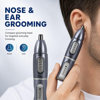 Remology Rechargeable Precision Nose and Ear Trimmer - 1 Unit