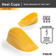 Tuli's Classic Regular Heel Cups, Soft Gel Cushion for Pain Relief - Pair – view 4