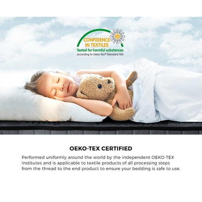 Bedra Bedding 3D Mesh Fabric Mattress - Firm Foam Spring 22cm 7-Zone Single