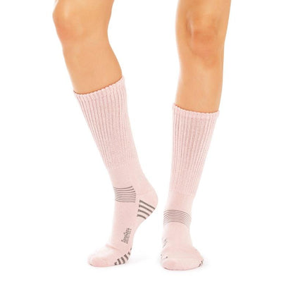 Benefeet 10 Pairs of Women's Bamboo Comfort Socks - Twisted Pink Size 2-8-Auzzi Store