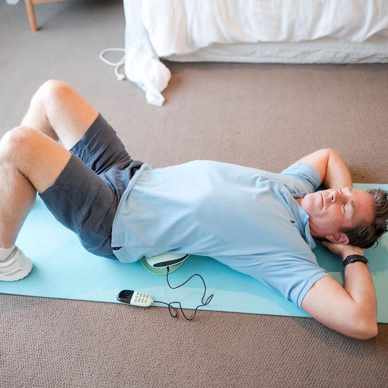 Caremax Heated Lumbar Traction Back Massager & Stretcher - 1 Unit